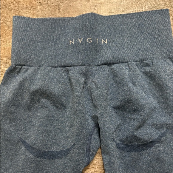 NVGTN Slate Blue Curve Seamless Leggings - Picture 2 of 5